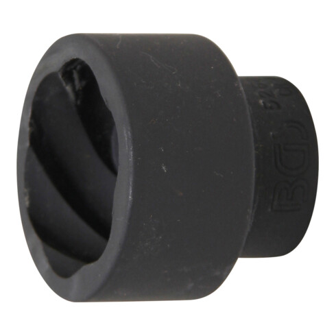 BGS Spiral-Profil-Steckschlüssel-Einsatz / Schraubenausdreher 5268-41, Antrieb Innenvierkant 20 mm (3/4"), SW 41 mm