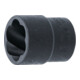 BGS Spiral-Profil-Steckschlüssel-Einsatz / Schraubenausdreher 5269-21, Antrieb Innenvierkant 12,5 mm (1/2"), SW 21 mm-1