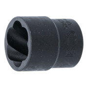 BGS Spiral-Profil-Steckschlüssel-Einsatz / Schraubenausdreher 5269-21, Antrieb Innenvierkant 12,5 mm (1/2"), SW 21 mm