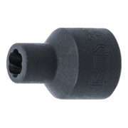 BGS Spiral-Profil-Steckschlüssel-Einsatz / Schraubenausdreher 5269-8, Antrieb Innenvierkant 12,5 mm (1/2"), SW 8 mm