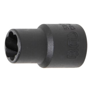 BGS Spiral-Profil-Steckschlüssel-Einsatz / Schraubenausdreher 5270, Antrieb Innenvierkant 10 mm (3/8"), SW 10 mm