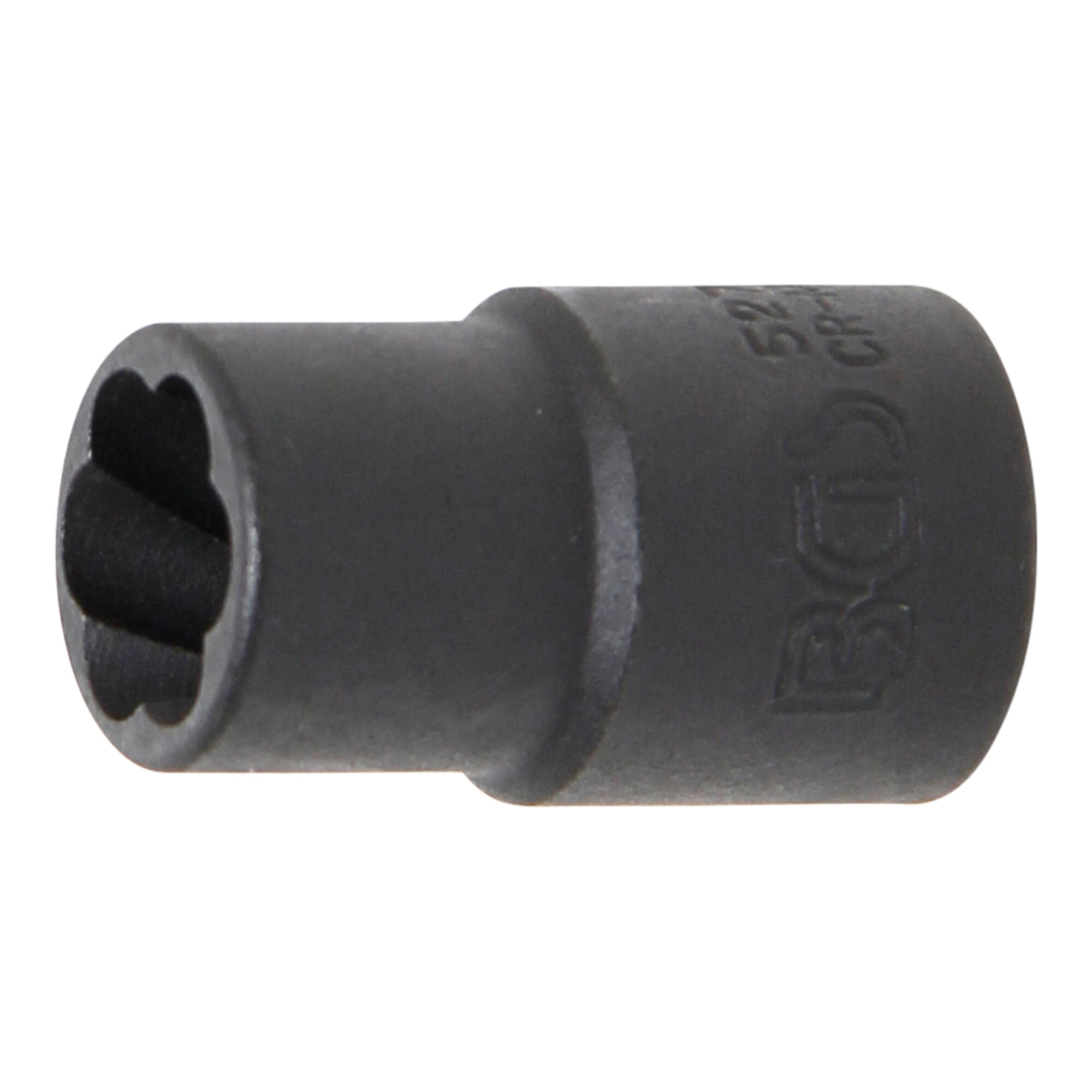 BGS Spiral-Profil-Steckschlüssel-Einsatz / Schraubenausdreher 5271, Antrieb Innenvierkant 10 mm (3/8"), SW 11 mm ; BGS technic