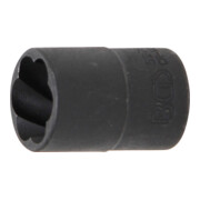 BGS Spiral-Profil-Steckschlüssel-Einsatz / Schraubenausdreher 5276, Antrieb Innenvierkant 10 mm (3/8"), SW 16 mm