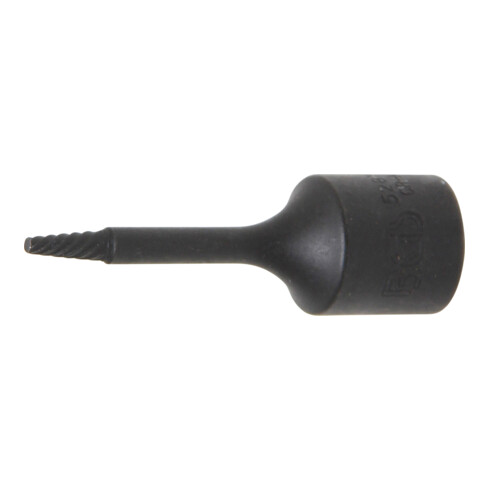BGS Spiral-Profil-Steckschlüssel-Einsatz / Schraubenausdreher 5281-2, Antrieb Innenvierkant 10 mm (3/8"), 2 mm