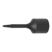 BGS Spiral-Profil-Steckschlüssel-Einsatz / Schraubenausdreher 5281-2, Antrieb Innenvierkant 10 mm (3/8"), 2 mm