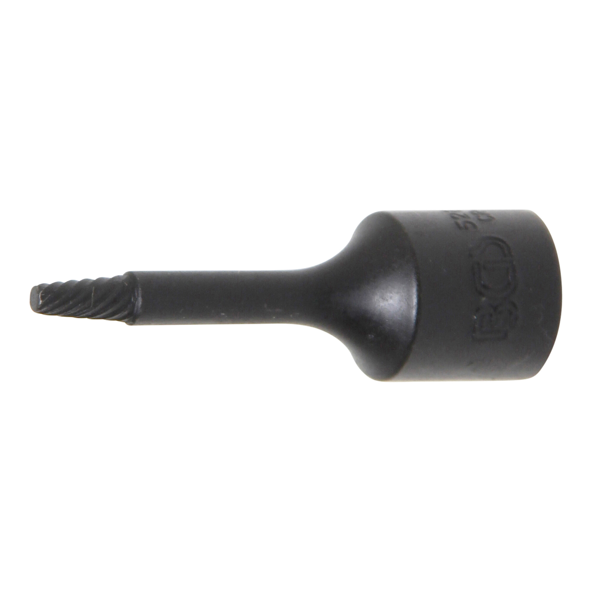 BGS Spiral-Profil-Steckschlüssel-Einsatz / Schraubenausdreher 5281-3, Antrieb Innenvierkant 10 mm (3/8"), 3 mm ; BGS technic