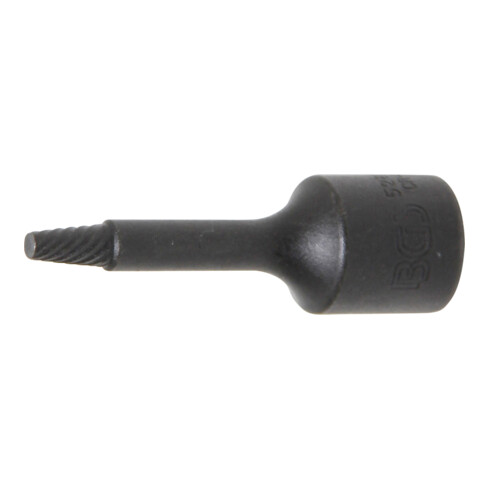 BGS Spiral-Profil-Steckschlüssel-Einsatz / Schraubenausdreher 5281-4, Antrieb Innenvierkant 10 mm (3/8"), 4 mm