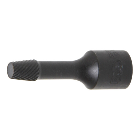 BGS Spiral-Profil-Steckschlüssel-Einsatz / Schraubenausdreher 5281-8, Antrieb Innenvierkant 10 mm (3/8"), 8 mm