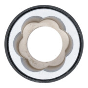 BGS Spiral-Profil-Steckschlüssel-Einsatz / Schraubenausdreher, Antrieb Außensechskant 17 mm, SW 17 mm-3