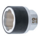 BGS Spiral-Profil-Steckschlüssel-Einsatz / Schraubenausdreher, Antrieb Außensechskant 19 mm, SW 19 mm-1