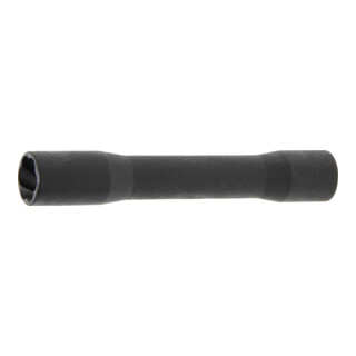 BGS Spiral-Profil-Steckschlüssel-Einsatz / Schraubenausdreher, tief 5264-17, Antrieb Innenvierkant 12,5 mm (1/2"), SW 17 mm