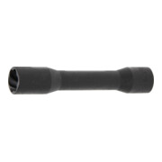 BGS Spiral-Profil-Steckschlüssel-Einsatz / Schraubenausdreher, tief 5264-19, Antrieb Innenvierkant 12,5 mm (1/2"), SW 19 mm