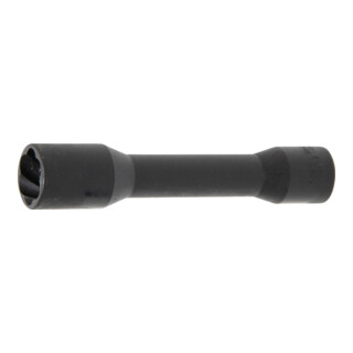 BGS Spiral-Profil-Steckschlüssel-Einsatz / Schraubenausdreher, tief 5264-21, Antrieb Innenvierkant 12,5 mm (1/2"), SW 21 mm