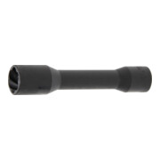 BGS Spiral-Profil-Steckschlüssel-Einsatz / Schraubenausdreher, tief 5264-21, Antrieb Innenvierkant 12,5 mm (1/2"), SW 21 mm