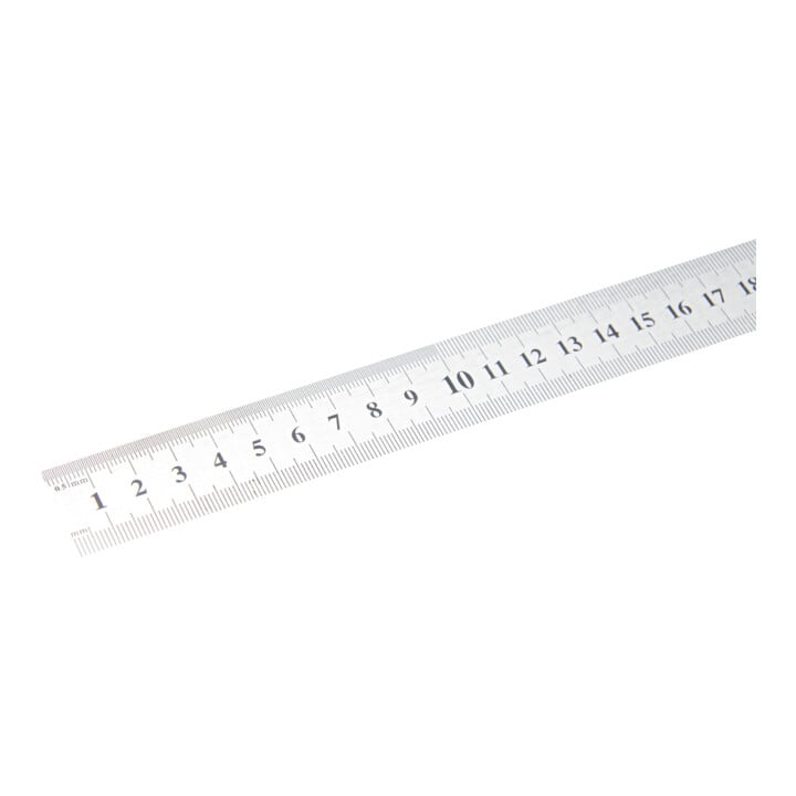 BGS Staal-meetlint | flexibel | roestvrij staal | 0,5 m