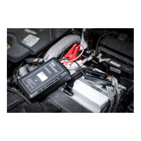 BGS Starthilfegerät 74240, Batterielos, mit Ultra-Kondensator Technologie, 12 V / 300 A / 600 A