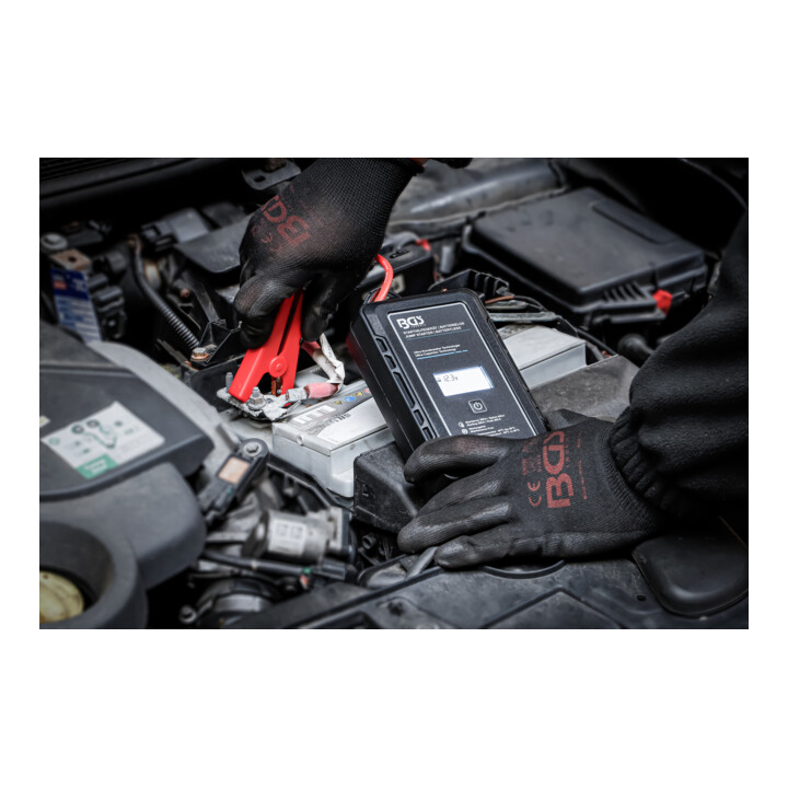 BGS Starthilfegerät 74240, Batterielos, mit Ultra-Kondensator Technologie, 12 V / 300 A / 600 A