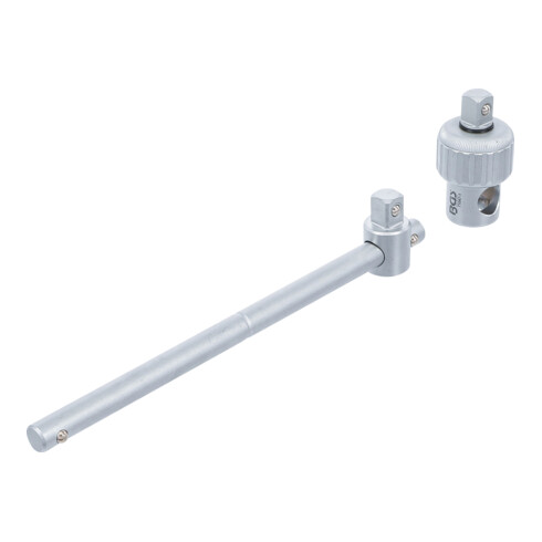 BGS Steckschlüssel-Adapter mit Ratschenfunktion, mit Gleitgriff, Abtrieb 12,5 mm (1/2")