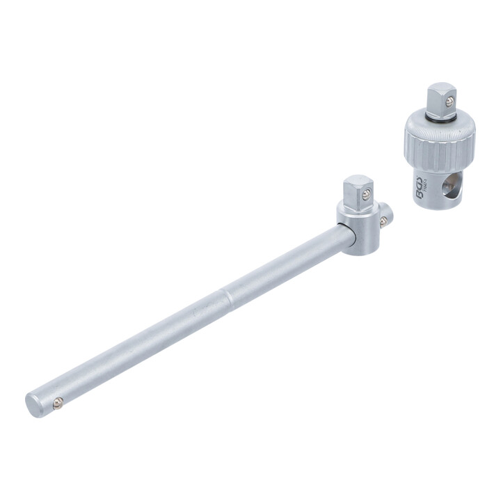 BGS Steckschlüssel-Adapter mit Ratschenfunktion, mit Gleitgriff, Abtrieb 12,5 mm (1/2")