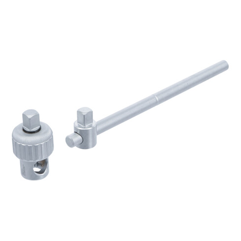 BGS Steckschlüssel-Adapter mit Ratschenfunktion, mit Gleitgriff, Abtrieb 12,5 mm (1/2")