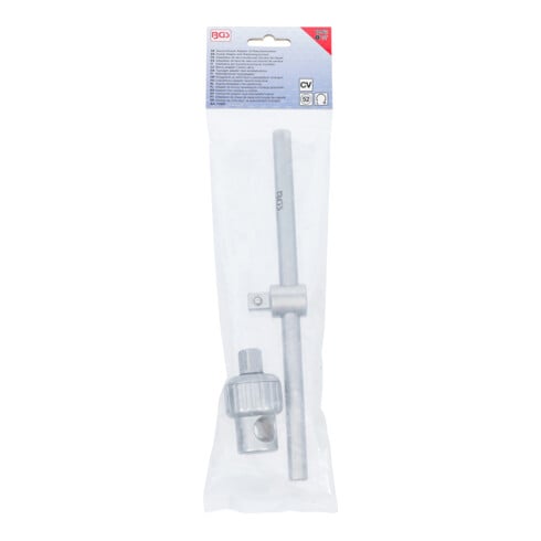 BGS Steckschlüssel-Adapter mit Ratschenfunktion, mit Gleitgriff, Abtrieb 12,5 mm (1/2")