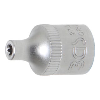 BGS Steckschlüssel-Einsatz E-Profil 2710, Antrieb Innenvierkant 10 mm (3/8"), SW E4