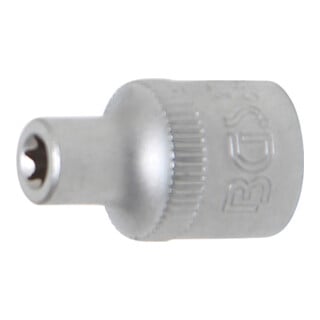 BGS Steckschlüssel-Einsatz E-Profil 2712, Antrieb Innenvierkant 10 mm (3/8"), SW E6