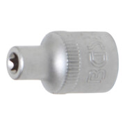 BGS Steckschlüssel-Einsatz E-Profil 2712, Antrieb Innenvierkant 10 mm (3/8"), SW E6