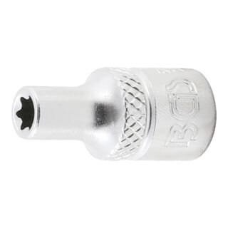 BGS Steckschlüssel-Einsatz E-Profil 6405, Antrieb Innenvierkant 6,3 mm (1/4"), SW E5