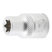 BGS Steckschlüssel-Einsatz E-Profil 6410, Antrieb Innenvierkant 10 mm (3/8"), SW E10