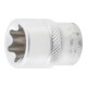 BGS Steckschlüssel-Einsatz E-Profil 6417, Antrieb Innenvierkant 10 mm (3/8"), SW E18-1