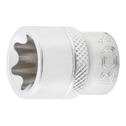 BGS Steckschlüssel-Einsatz E-Profil 6417, Antrieb Innenvierkant 10 mm (3/8"), SW E18