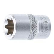 BGS Steckschlüssel-Einsatz E-Profil 6418, Antrieb Innenvierkant 12,5 mm (1/2"), SW E18