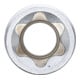 BGS Steckschlüssel-Einsatz E-Profil 6422, Antrieb Innenvierkant 12,5 mm (1/2"), SW E22-4