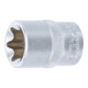 BGS Steckschlüssel-Einsatz E-Profil 6424, Antrieb Innenvierkant 12,5 mm (1/2"), SW E24-1