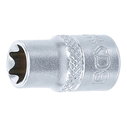 BGS Steckschlüssel-Einsatz E-Profil 6430, Antrieb Innenvierkant 6,3 mm (1/4"), SW E10