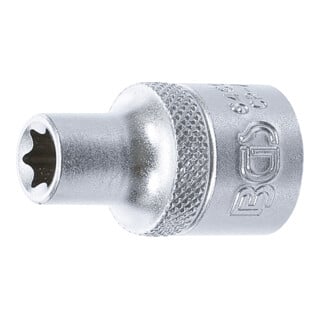 BGS Steckschlüssel-Einsatz E-Profil 6460, Antrieb Innenvierkant 12,5 mm (1/2"), SW E10