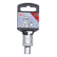 BGS Steckschlüssel-Einsatz E-Profil 6461, Antrieb Innenvierkant 12,5 mm (1/2"), SW E11-4