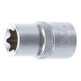 BGS Steckschlüssel-Einsatz E-Profil 6466, Antrieb Innenvierkant 12,5 mm (1/2"), SW E16