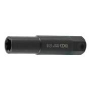 BGS Steckschlüssel-Einsatz E-Profil, extra lang 5246-E18, Antrieb Außensechskant 22 mm, SW E18