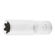 BGS Steckschlüssel-Einsatz E-Profil, tief 6450, Antrieb Innenvierkant 12,5 mm (1/2"), SW E20