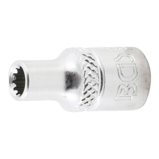 BGS Steckschlüssel-Einsatz Gear Lock 10101, Antrieb Innenvierkant 6,3 mm (1/4"), SW 4,5 mm