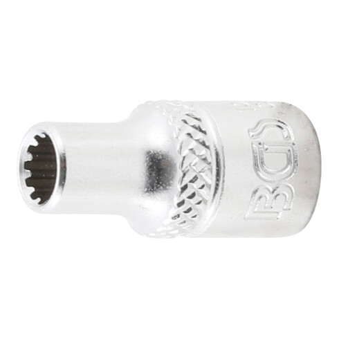 BGS Steckschlüssel-Einsatz Gear Lock 10105, Antrieb Innenvierkant 6,3 mm (1/4"), SW 5 mm