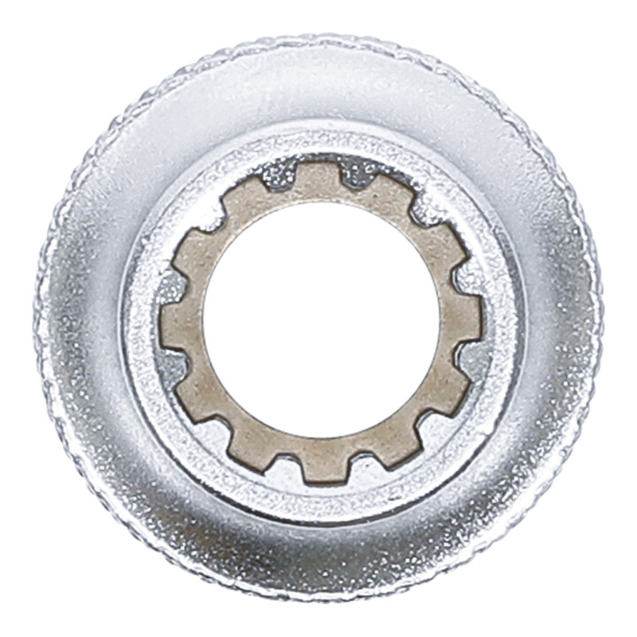 BGS Steckschlüssel-Einsatz Gear Lock 10210, Antrieb Innenvierkant 12,5 mm (1/2"), SW 10 mm