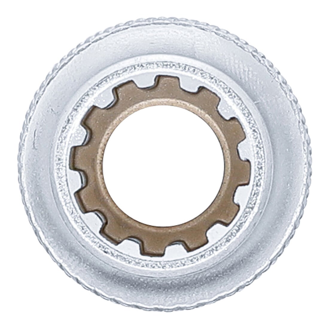 BGS Steckschlüssel-Einsatz Gear Lock 10211, Antrieb Innenvierkant 12,5 mm (1/2"), SW 11 mm