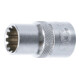 BGS Steckschlüssel-Einsatz Gear Lock 10213, Antrieb Innenvierkant 12,5 mm (1/2"), SW 13 mm-1