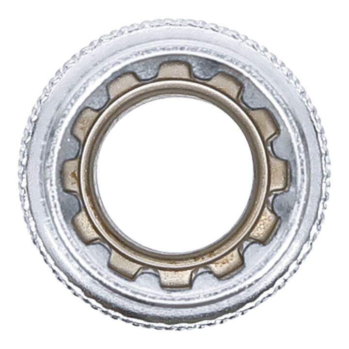 BGS Steckschlüssel-Einsatz Gear Lock 10213, Antrieb Innenvierkant 12,5 mm (1/2"), SW 13 mm