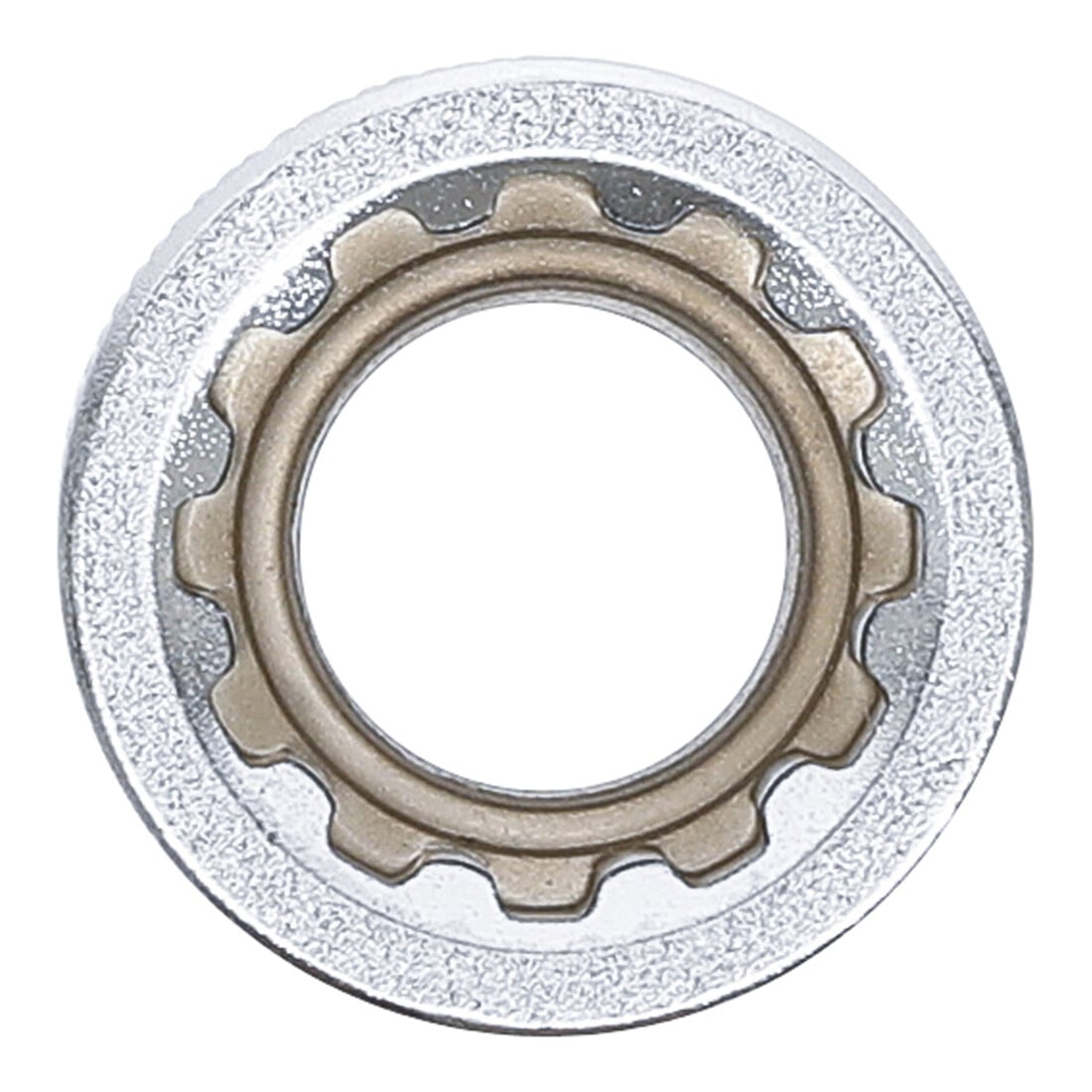 BGS Steckschlüssel-Einsatz Gear Lock 10215, Antrieb Innenvierkant 12,5 mm (1/2"), SW 15 mm