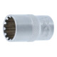 BGS Steckschlüssel-Einsatz Gear Lock 10217, Antrieb Innenvierkant 12,5 mm (1/2"), SW 17 mm-1