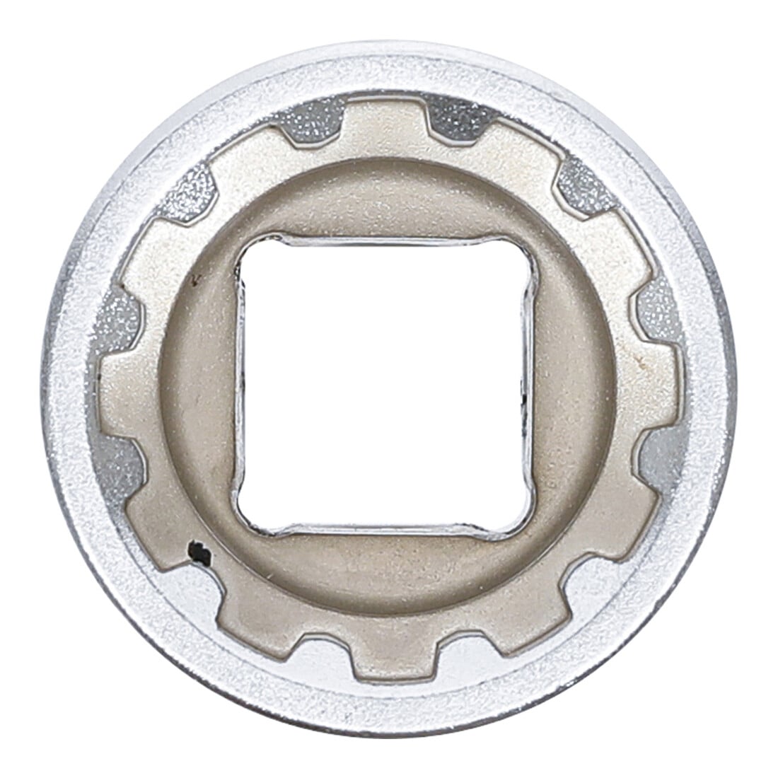 BGS Steckschlüssel-Einsatz Gear Lock 10222, Antrieb Innenvierkant 12,5 mm (1/2"), SW 22 mm